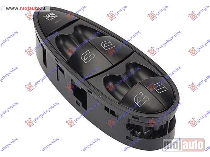 Glavna slika -  PREKIDAC U PREDNJIM VRATIMA (4 TASTERA) (3 PIN) Levo Mercedes cls (w219) coupe 04-08 -dostupno - MojAuto