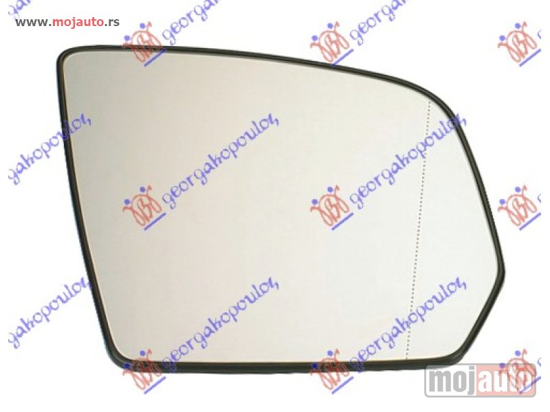 Glavna slika -  STAKLO RETROVIZORA SA GREJACEM 2008- (ASFERICNO) Desno Mercedes gl (x164) 06-12 -dostupno - MojAuto