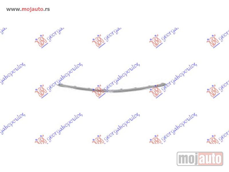 Glavna slika -  LAJSNA PREDNJEG BRANIKA DONJA HROM (AMG LINE) Mercedes cla (c118)/cla shooting brake(x118) 19-23 -dostupno - MojAuto