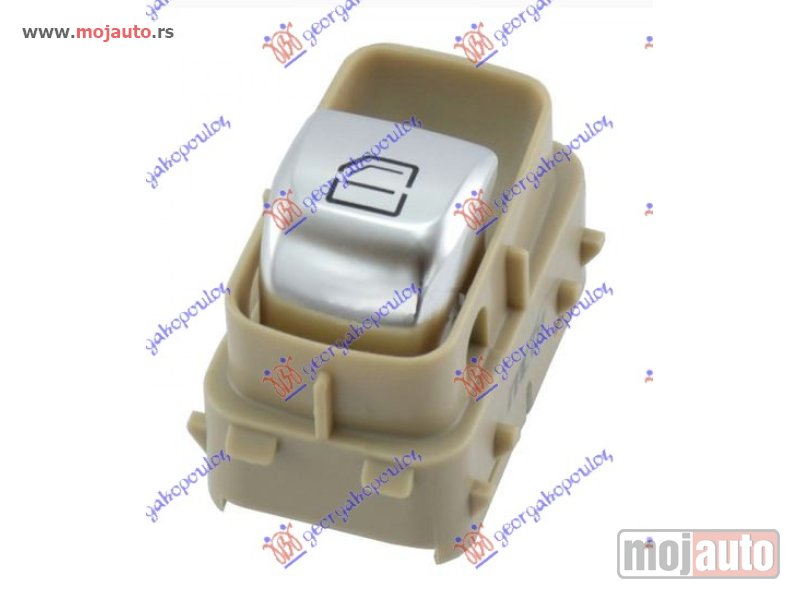 Glavna slika -  PREKIDAC U PREDNJIM (& ZADNJIM L=D) VRATIMA (KREM NOSAC/SREBRNI TASTER) (CRVENO SVETLO) (4 PIN) Desno Mercedes vito (w447) 15- -dostupno - MojAuto