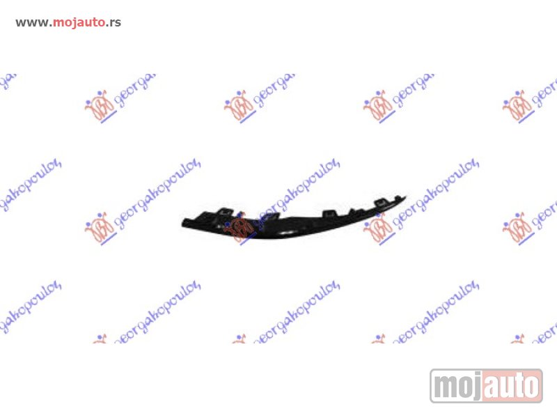 Glavna slika -  LAJSNA PREDNJEG BRANIKA DONJA CRNA (AMG LINE) Levo Mercedes c class (c205/a205) coupe/cabrio 18-21 -dostupno - MojAuto