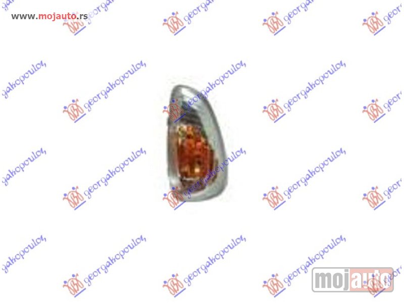 Glavna slika -  MIGAVAC U RETROVIZORU ZUTI SA POZICIONIM SVETLOM (16W) Levo Nissan nv 400 11- -dostupno - MojAuto