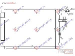 Glavna slika - HLADNJAK KLIME ZA SVE MODELE DIZEL (535x380x16) (CESKA) Kia sportage 14-15 -dostupno - MojAuto