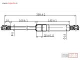 NOVI: delovi  AMORTIZER HAUBE (389L-209N) Nissan nv 250 19- -dostupno