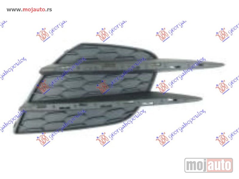 Glavna slika -  RESETKA PREDNJEG BRANIKA (AMG) Desno Mercedes a class (w177) 18- -dostupno - MojAuto