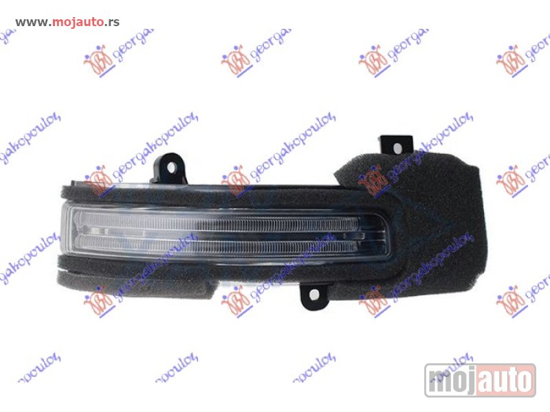 Glavna slika -  MIGAVAC U RETROVIZORU (LED) Desno Mitsubishi p/u l200 10-15 -dostupno - MojAuto