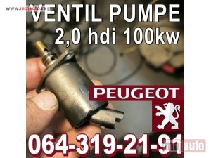 Glavna slika -  VENTIL PUMPE goriva 13150352 Pežo 2,0 hdi 100kw Peugeot - MojAuto