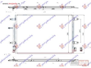 Glavna slika -  HLADNJAK KLIME S4-4.2i BENZIN - 2.7/3.0 Tdi DIZEL (560x390x16) Audi a4 04-07 -dostupno - MojAuto