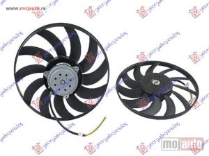 NOVI: delovi  VENTILATOR (MOTOR+ELISA) (BENZIN/DIZEL) (380mm) (400W) Audi a4 00-04 -dostupno