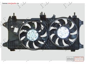 Glavna slika -  VENTILATOR (DUPLI) KOMPLET (1.3/1.9 JTD) (+AC) Fiat doblo 05-09 -dostupno - MojAuto