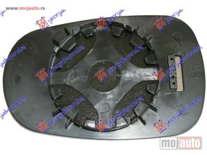 NOVI: delovi  STAKLO RETROVIZORA -2009 (KONVEKSNO) Desno Nissan micra (k12) 02-10 -dostupno