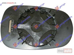 NOVI: delovi  STAKLO RETROVIZORA -2009 (ASFERICNO) Levo Nissan micra (k12) 02-10 -dostupno
