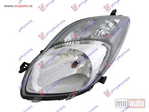 NOVI: delovi  FAR (SA MOTOROM) CRNI 2009- (DEPO) Levo Toyota yaris 05-11 -nedostupno