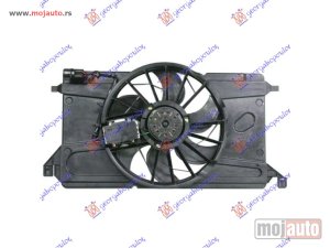NOVI: delovi  VENTILATOR KOMPLET (1.4/1.6 BENZIN) (+/-AC) (SA REOSTATOM) Mazda 3 sdn-h/b (bk) 04-08 -dostupno