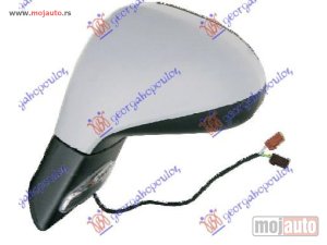 Glavna slika - RETROVIZOR ELEKTRICNI PM (MIGAVAC) (ASFERICNO STAKLO) Levo Peugeot 207 06-14 -nedostupno - MojAuto