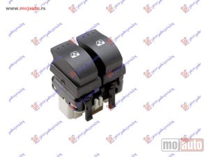 NOVI: delovi  PREKIDAC U PREDNJIM VRATIMA (2 TASTERA) (SIVI KONEKTOR) (AUTO) (10 PIN) Levo Renault laguna 00-07 -dostupno