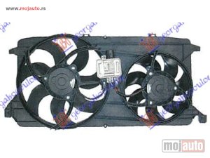NOVI: delovi  VENTILATOR (DUPLI) KOMPLET (2.3i16V/2.2TDC) (+AC) Ford transit 06-13 -nedostupno