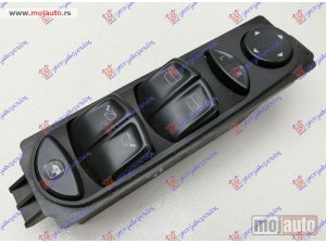 NOVI: delovi  PREKIDAC U PREDNJIM VRATIMA CRNI (4 TASTERA) (ELEKTRICNO OTVARANJE GEPEK STAKLA) (10 PIN) Levo Mercedes vito (w639) & viano 04-10 -dostupno