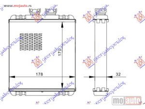 NOVI: delovi  GREJAC KABINE (179x180) Audi a2 00-05 -dostupno