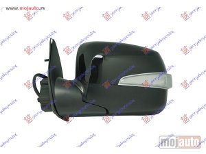 Glavna slika - RETROVIZOR ELEKTRICNI CRNI (ELEKTRO-SKLOPIV) (MIGAVAC) (A KVALITET) (KONVEKSNO STAKLO) Levo Isuzu p/u d-max 07-13 -dostupno - MojAuto
