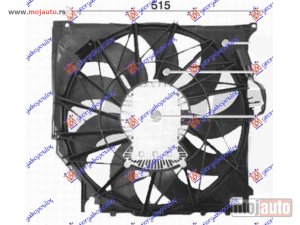 NOVI: delovi  VENTILATOR KOMPLET (2.5/3.0 BENZIN - 2.0/3.0 DIZEL) (490mm) (3 PIN) Bmw x3 (e83) 04-07 -dostupno