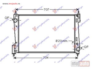 Glavna slika - HLADNJAK MOTORA 1.3 JTD-CDTI (62x39.5) 55KW Opel corsa d 06-15 -dostupno - MojAuto