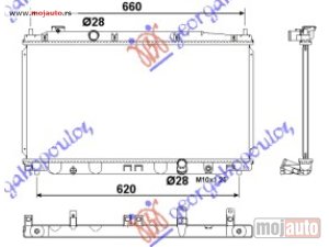 NOVI: delovi  HLADNJAK MOTORA DIZEL (MAN) (35x65x16) Honda jazz 08-11 -dostupno