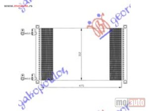 Glavna slika -  HLADNJAK KLIME 130 1.8i 16V/1.9D JTD (488x310) Fiat punto 99-03 -dostupno - MojAuto