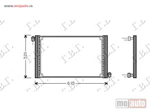 Glavna slika - HLADNJAK KLIME 1.2/1.4/1.6 16V (556x310) 98-2001 Fiat brava 95-03 -nedostupno - MojAuto