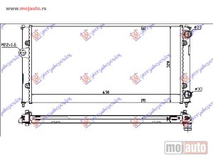 NOVI: delovi  HLADNJAK MOTORA 1.6 8V/1.8 16V/2.0 (63x32) Seat cordoba 93-95 -dostupno