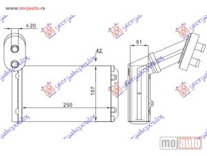 NOVI: delovi  GREJAC KABINE (245x156) Seat alhabra 95-10 -dostupno