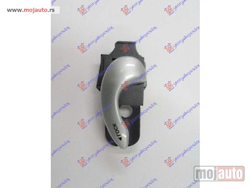 Glavna slika -  KVAKA PREDNJIH VRATA UNUTRASNJA SREBRNA Levo Fiat doblo 01-05 -dostupno - MojAuto