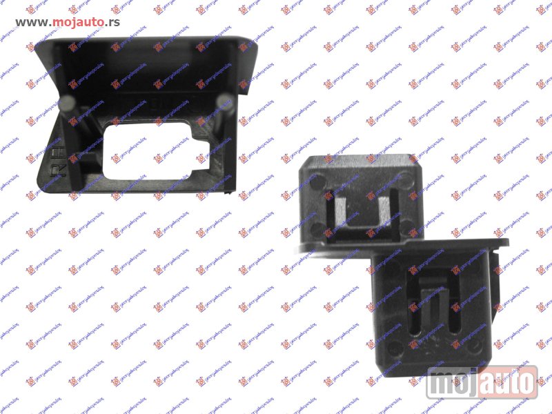Glavna slika -  NOSAC PREDNJEG BRANIKA BOCNI PLASTICNI (SPOLJASNJI/UNUTRASNJI) (SET) Desno Nissan micra (k12) 02-10 -dostupno - MojAuto