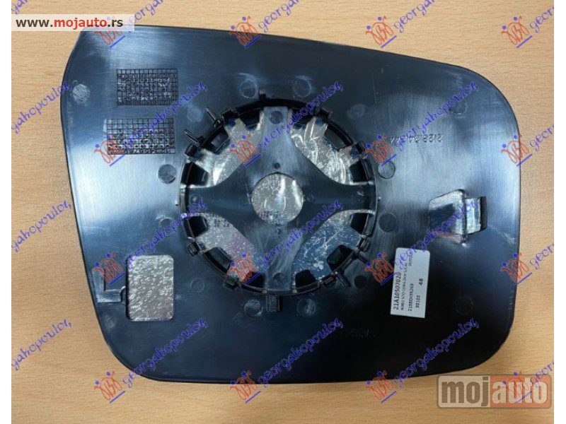Glavna slika -  STAKLO RETROVIZORA (OKRUGLO KACENJE) Levo Nissan p/u (d40) navara 2wd-4wd 05-10 -dostupno - MojAuto