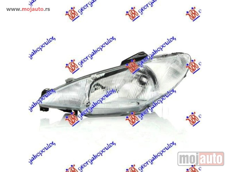 Glavna slika -  FAR ELEKTRICNI (DEPO) Levo Peugeot 206 98-09 -dostupno - MojAuto