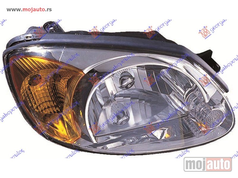 Glavna slika -  FAR ELEKTRICNI ZUTI MIGAVAC (DEPO) Desno Hyundai accent h/b-l/b 03-05 -dostupno - MojAuto