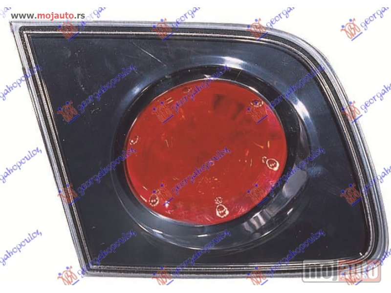 Glavna slika -  STOP LAMPA UNUTRASNJA 4 VRATA (CRNA) (DEPO) Levo Mazda 3 sdn-h/b (bk) 04-08 -dostupno - MojAuto