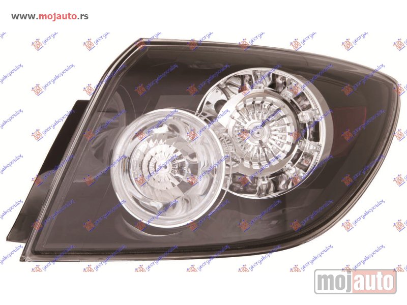 Glavna slika -  STOP LAMPA SPOLJASNJA 5 VRATA (PROVIDNA) (LED) (DEPO) Desno Mazda 3 sdn-h/b (bk) 04-08 -dostupno - MojAuto