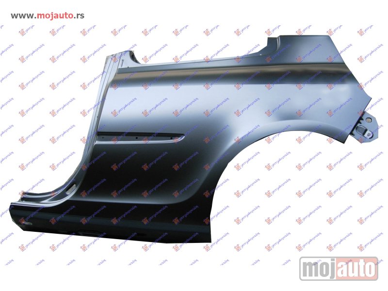 Glavna slika -  ZADNJI BLATOBRAN 3 VRATA Levo Renault clio 06-09 -dostupno - MojAuto