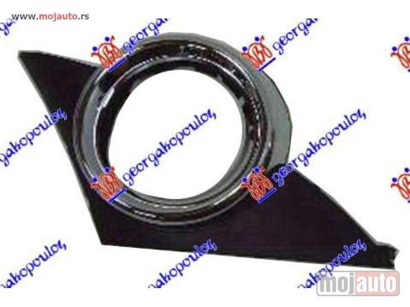 Glavna slika -  OKVIR MAGLENKE HROM -10 (SPORT/CC) Desno Peugeot 207 06-14 -dostupno - MojAuto