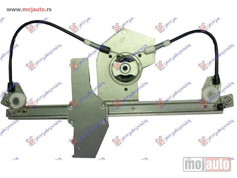 Glavna slika -  PODIZAC ZADNJEG PROZORA ELEKTRICNI (BEZ MOTORA) Desno Peugeot 207 06-14 -dostupno - MojAuto