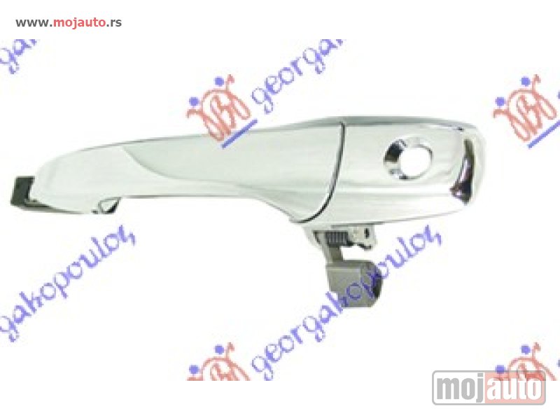 Glavna slika -  KVAKA PREDNJIH VRATA SPOLJASNJA HROM Desno Mazda p/u 2/4wd bt-50 06-13 -dostupno - MojAuto