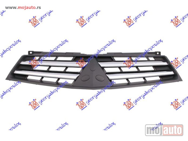 Glavna slika -  PVC MASKA HROM 2009- (JEDNA CABINA) Mitsubishi p/u l200 06-10 -dostupno - MojAuto