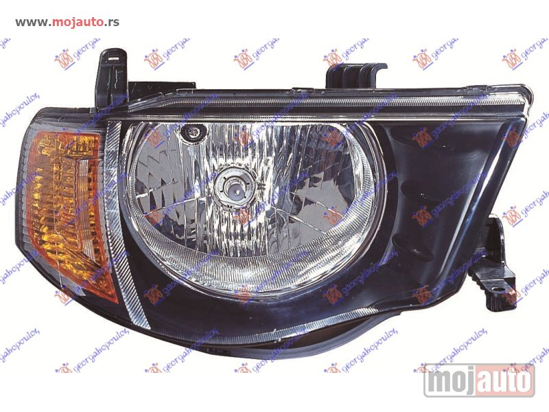 Glavna slika -  FAR ELEKTRICNI ZUTI MIGAVAC DUPLA KABINA -2009 (DEPO) Desno Mitsubishi p/u l200 06-10 -dostupno - MojAuto