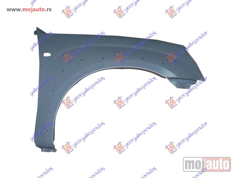 Glavna slika -  BLATOBRAN (SA OTVOROM ZA MIGAVAC) (SA OTVORIMA ZA RUB) Desno Isuzu p/u d-max 07-13 -dostupno - MojAuto