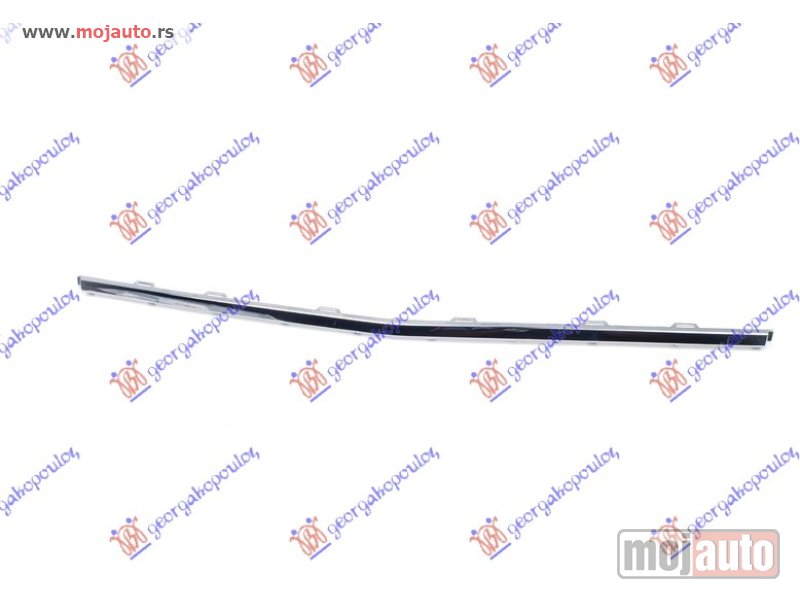 Glavna slika -  LAJSNA PREDNJEG BRANIKA HROM 05- Bmw series 7 (e65/66) 02-08 -dostupno - MojAuto