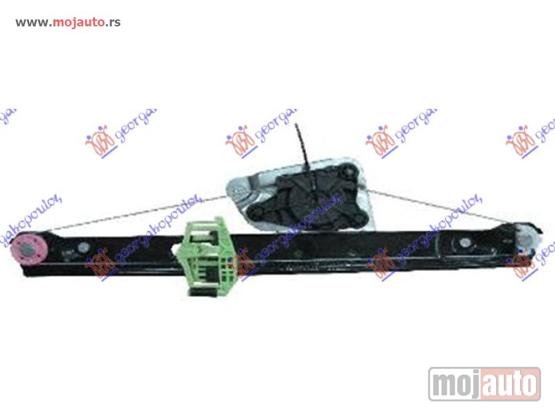 Glavna slika -  PODIZAC ZADNJEG PROZORA ELEKTRICNI (BEZ MOTORA) Desno Bmw series 3 (e90/91) sdn/s.w. 05-08 -dostupno - MojAuto