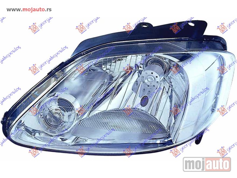 Glavna slika -  FAR ELEKTRICNI HROM SA PRIKLJUCAKOM (DEPO) Levo Vw fox 05-11 -dostupno - MojAuto
