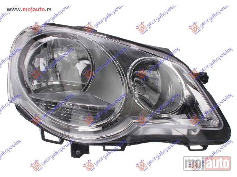 Glavna slika -  FAR ELEKTRICNI SA MOTOROM (DEPO) Desno Vw polo 05-09 -nedostupno - MojAuto