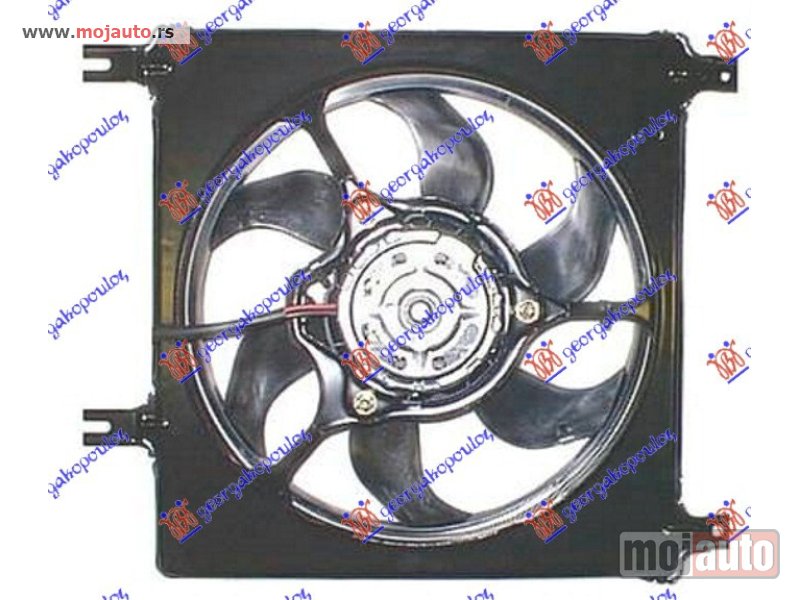 Glavna slika -  VENTILATOR KOMPLET (BENZIN) (+AC) (4 SRAFA) Suzuki wagon r 99-06 -dostupno - MojAuto